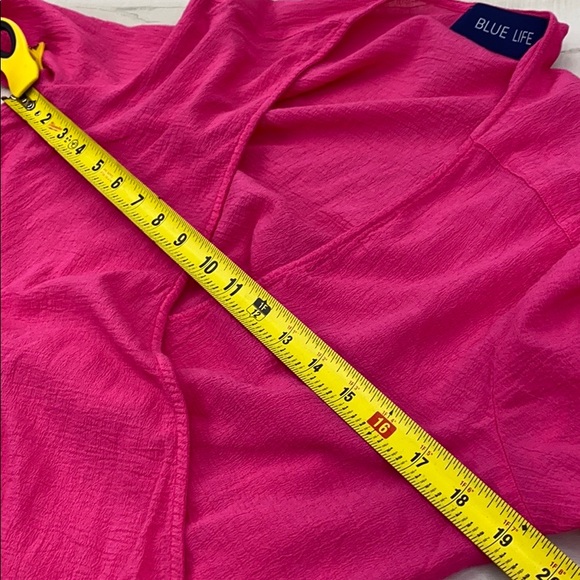 BLUE LIFE Hayley Blouse Wrap Style Raspberry - Picture 10 of 11